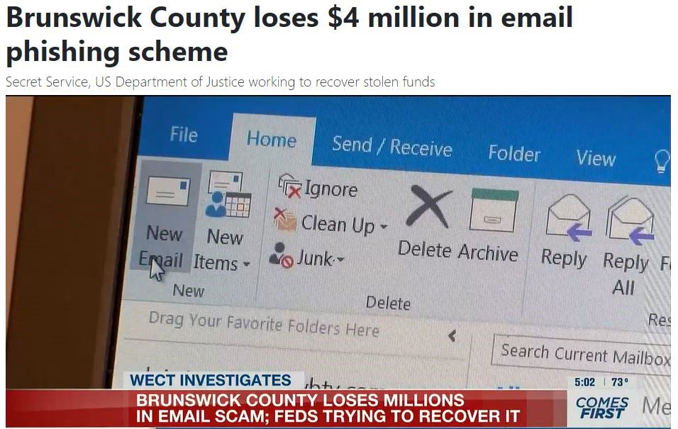 NC County Hit by Phishing Attack